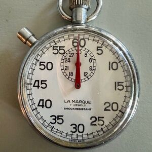 LaMarque 7 vintage Jewel pocket Timer Stopwatch